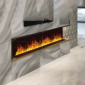 Atomized fireplace